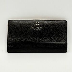 Kate Spade Southport Avenue Stacy Wallet, Black and Beige